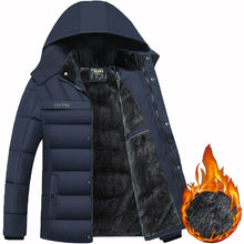 Load image into Gallery viewer, 2019 Hot Fashion Hooded Winter Coat Men Thick Warm Mens Winter Jacket Father&#39;s Gift Parka